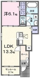 サンフォレストハルレイの物件間取画像